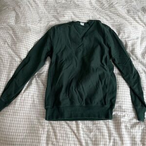J. Crew Tall Dark Green Crewneck Sweater